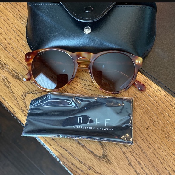🔥 Tortoise Shell DIFF Sunglasses 🔥- NEVER WORN - Picture 1 of 3